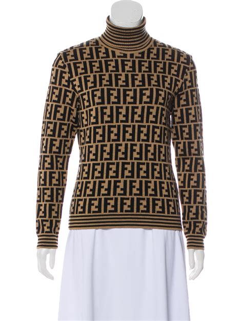 fendi ff turtleneck|fendi ladies knitwear.